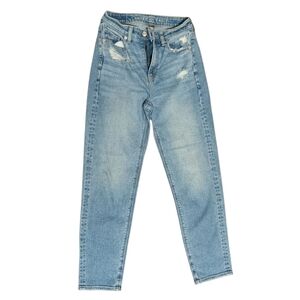 American Eagle Mom Straight Jeans Women's 0 90s Style Y2K
